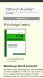 Mobile Screenshot of css-einfach.de